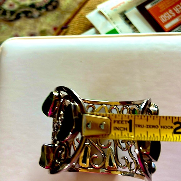 AuthenticCharles AlbertSterlingSilverCuffmulticolorSeaGlassContemporaryStunnig🔥 - Picture 12 of 12